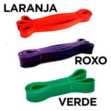 Imagem de Kit Super Band 3 Intensidade Médio Forte E Extra Forte Elástico ORIGIN