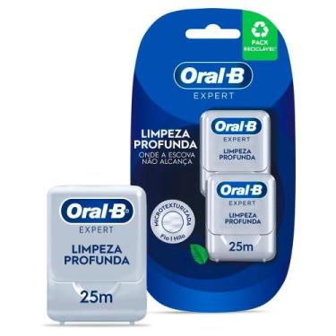 Imagem de Fio Dental Oral-B Expert Limpeza Profunda com 2 Unidades de 25m cada -