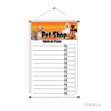 Imagem de Banner pronto Pet Shop BA 271 medida 45x70 cm arte pronta