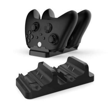 Imagem de Carregador Controle Dobe/t&z, Compatível Com Xbox One Series S X, 2 Baterias, 800mah, Dobe, Branco