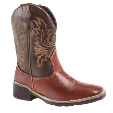Imagem de Bota Texana Country Masculina Cano Longo Marrom 801 (Marrom, BR, Adulto, Numérico, 39)