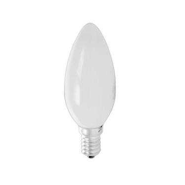 Imagem de Kit 10 lampada vela lisa 25w 220v e14 leitosa vl-37 sadokin