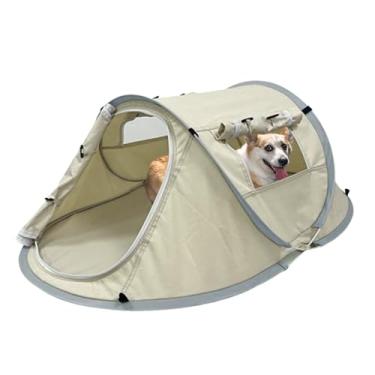 Imagem de Rrlihjgu Portátil Para Cães,Abrigo Respirável para Animais | Oxford para Cão Gato Viagem Jardim Campismo Piquenique Interior Exterior Varanda