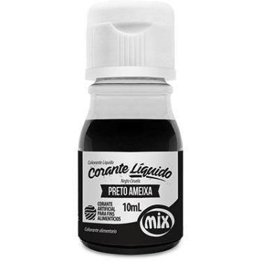 Imagem de Corante Liquido Preto Ameixa 10ml  Mix - MIX Ingredientes