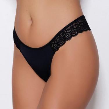 Imagem de Calcinha Fio Dental Sensual Com Renda no bumbum - Calcinha Beatrice - 