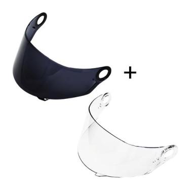 Imagem de Viseira Capacete Ls2 FF358 Cristal Mais Viseira Fume - Visor 1