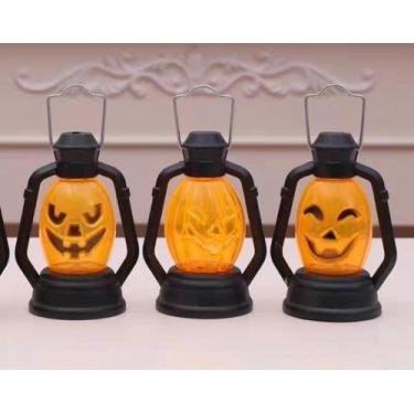 Imagem de Kit 2 Vela Lamparina Arandela De Led P/festa Halloween 12cm - MODAMIX,