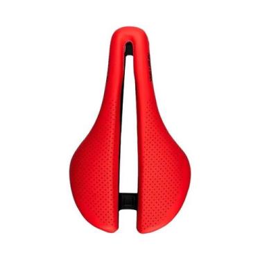 Imagem de Selim De Bicicleta Confortável Em Couro Oco 250x155mm Para Acessórios 