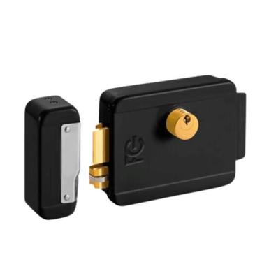 Imagem de Fechadura Elétrica Universal de Sobrepor Reversível para Qualquer Port