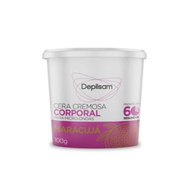 Imagem de Cera Depilatória De Microondas Depilsam Maracujá 100g