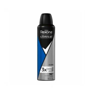 Imagem de Desodorante Antitranspirante Aerossol Rexona Masculino Clinical Clean 