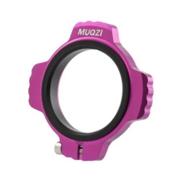 Imagem de UGPLM Ajustador de corrente de bicicleta, manivela, suporte inferior de liga, reparo, fácil instalação, substituição, manutenção, atualização, peça, Roxo