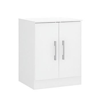 Imagem de Armário Multiuso Pequeno 0723br 2 Portas 60x76cm Menu Móveis Branco