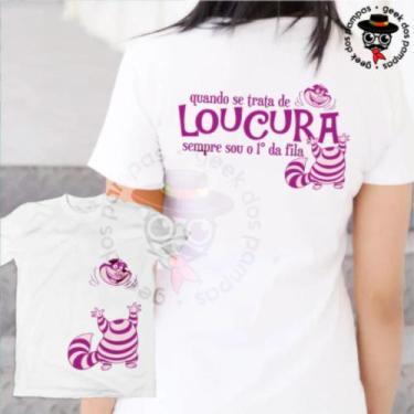 Imagem de Camiseta Gato da Alice - Mina Store, Branco, P