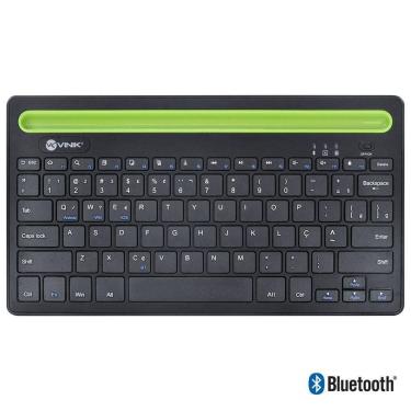 Imagem de Teclado Bluetooth Ghz Dynamic Smart Abnt Com Suporte Para Ou - Preto - Dt200