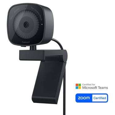 Imagem de Webcam Dell WB3023 - 2K - QHD - zoom digital - foco automático - redução de ruído - Preta