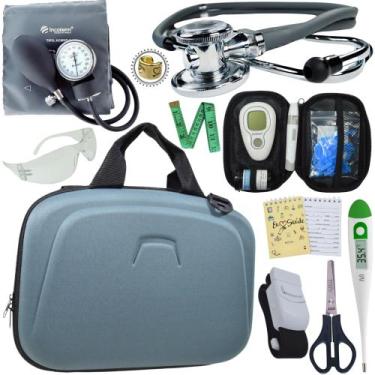 Imagem de Kit Enfermagem Maleta Completo Super Luxo + Monitor Glicose - Love Sau