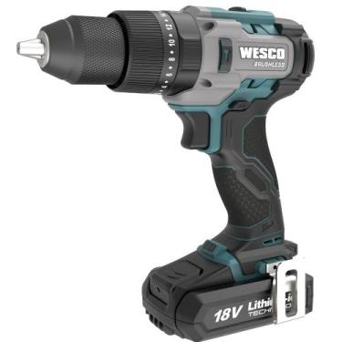 Imagem de Furadeira de Impacto Brushless 18v Velocidade Variavel Reversível Wesc