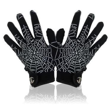 Imagem de Luvas de futebol hisptgo Youth High Silicone Sticky Black