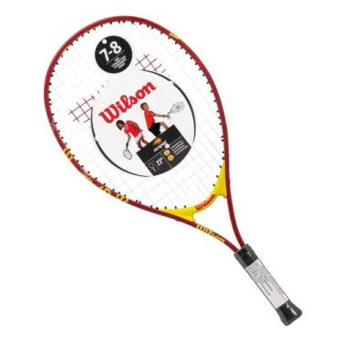 Imagem de Raquete de Tênis Wilson US Open 23 Vermelha e Amarela