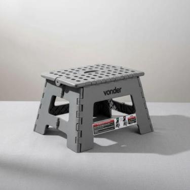 Imagem de Banqueta Plástica Dobrável 150kg 220mm 35.40.022.004 Vonder