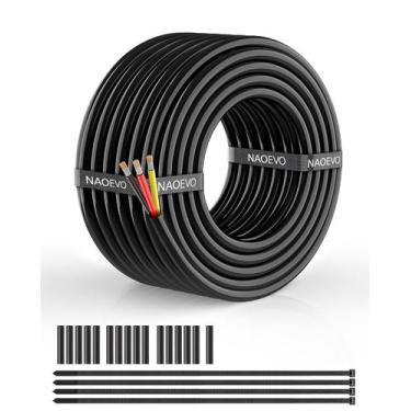 Imagem de Fio elétrico NAOEVO 10 Gauge 3 Conductor 10 AWG 15m