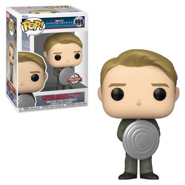 Imagem de Funko Pop Marvel 999 Captain America W/Prototype Shield