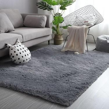 Imagem de Tapete 2x3m: Conforto e Decoração para sua Sala e Quarto (Cinza)