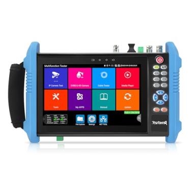 Imagem de Rsrteng CCTV Camera Tester, 8K 32MP IP Camera Tester 8MP CVI TVI AHD SDI CVBS Camera Tester 7inch IPS Touch Screen CCTV Tester Support TDR POE WiFi HDMI IPC Tester IPC-9800ADHS Pro