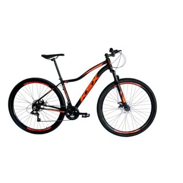 Imagem de Bicicleta Bike Aro 29 MTB Câmbios Especiais Alumínio KSX SD7 21 Velocidades Marchas Index Cabeamento Interno Feminina (PRETA (ADS VERMELHO/LARANJA), 17)
