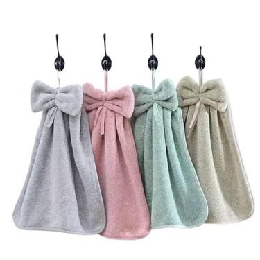 Imagem de Toalha de Mão Fofa com Gancho Super Absorvente e Macia para Cozinha e Banheiro | Ideal para Crianças (KIT 10)