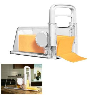 Imagem de Cortador Ralador Fatiador De Queijo Presunto 4 Em 1 Manual Lamina Inox