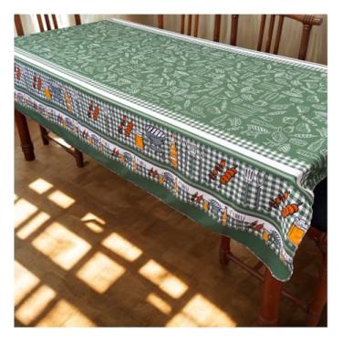 Imagem de Toalha para Mesa 6 Lugares 2,00 x 1,40cm Tecido Oxford Retangular Fácil de Limpar(Modelo - 15)