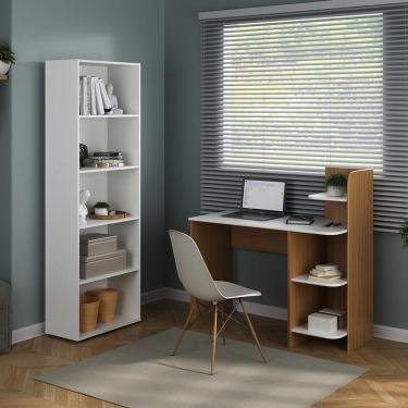 Imagem de Conjunto Sala de Estar: Escrivaninha Link + Estante Multy