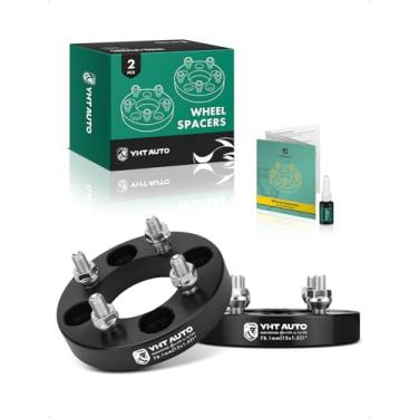 Imagem de YHTAUTO Adaptadores de roda de 4 x 108 a 4 x 100 mm, compatível com modelos Ford, Mercury, Focus, Mustang, Fiesta, Cougar-Only Funciona com rodas 4 x 100, espaçadores de pneu de roda de 4 pinos com