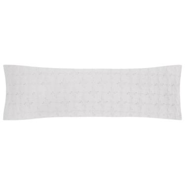 Imagem de Porta Travesseiro Body Pillow Altenburg Toque Acetinado Ultrawave Summer Branco