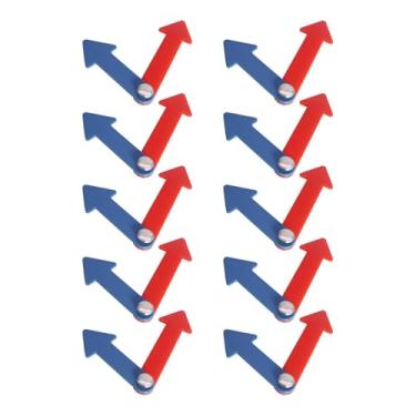 Imagem de harayaa 10 peças de ponteiros de relógio, acessórios de ensino, ponteiros de relógio educativos, adereços, para atividades escolares, artesanato para meninos, Style B