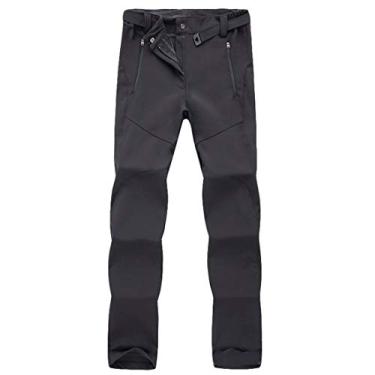 Imagem de Calças femininas de esqui com bolso com zíper, calças de viagem de golfe térmicas grossas à prova d'água esqui calças de neve para inverno snowboarding acampamento durável à prova de vento