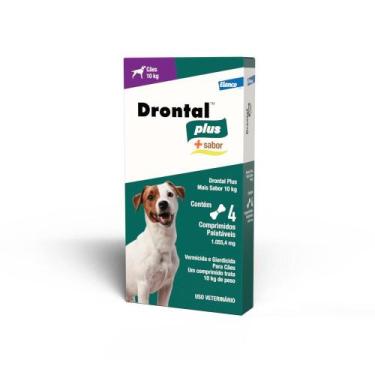 Imagem de Vermifugo Drontal Plus Caes 10kg C/ 4 Comprimidos - BAYER