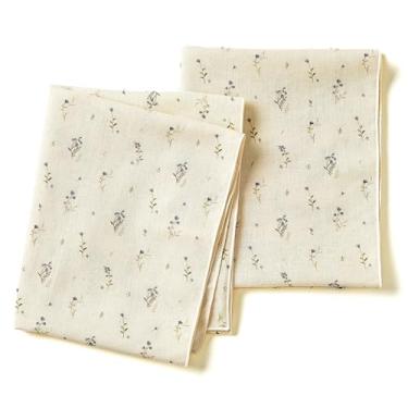 Imagem de MODERNUS Toalhas de musselina de algodão de 3 camadas Sochang, não branqueadas e sem fluorescente, toalhas de cozinha multiuso e panos de prato, altamente absorventes e de secagem rápida, conjunto de