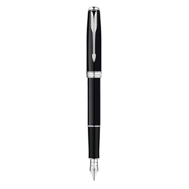 Imagem de Caneta Tinteiro Parker Sonnet Negro Ct S0808810, Parker, S0808810, N/A