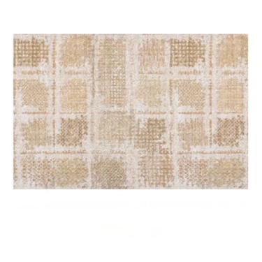 Imagem de Tapete xadrez multicolorido, artístico, geométrico, para sala de estar, confortável, macio, lavável à máquina, para quarto (180 x 200 cm (70 x 78 pol.) / jds-250731004803)