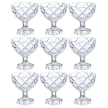 Imagem de Taças Sobremesa Em Vidro Pineapple 170Ml 9 Peças Hauskraft - Casambien