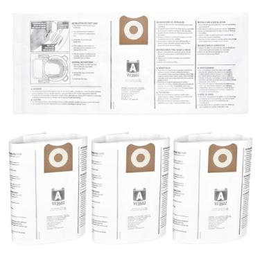 Imagem de HIFROM Pacote com 4 sacos de vácuo VF3502 compatíveis com aspirador de pó Ridgid Shop Vac 12-16 galões, sacos de filtro de poeira para WD1270 WD1450 WD1680 WD1950 WD1956 WD1850 WD1851, número de peça