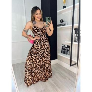 Imagem de Vestido longo coleçao 2022 - LALOKA, Marrom, M