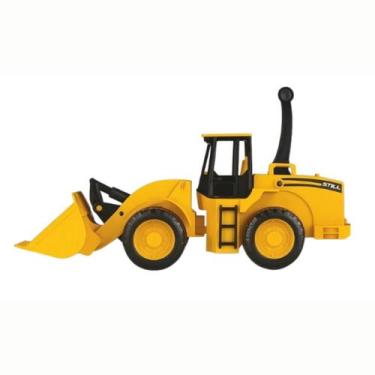 Imagem de Caminhões Tratores de Obra Brinquedo Meninos Miniatura - Roma Brinqued