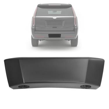 Imagem de Gelacie Capa de engate de reboque traseiro com puxadores compatível com Cadillac Escalade/ESV 2015-2020 Substituição para 84410295 Painel de cobertura de furo de reboque plástico (PP+TD20) preto