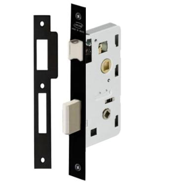 Imagem de Fechadura Imab Maquina Avulsa 1300 Banheiro 40Mm Preto Fosco