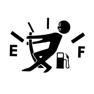 Imagem de Adesivos Engraçados para Carro Medidor de Combustível Vazio Decal Alto Consumo Gasolina Caminhão Van SUV