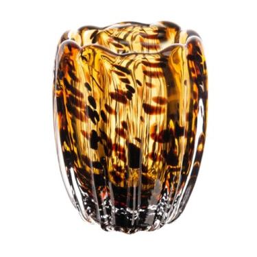 Imagem de WOLFF - Vaso de Vidro Italy Leopardo 9cm x 12cm-Enxoval - Casamento - Decoração - Enfeites - Mesa Posta - Vasos Decorativos